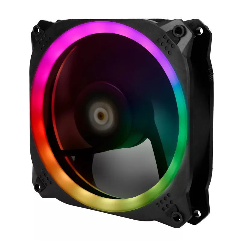 Antec Prizm 120 ARGB ventilátor do skrine balenie 5 ks + ovládač - čierny