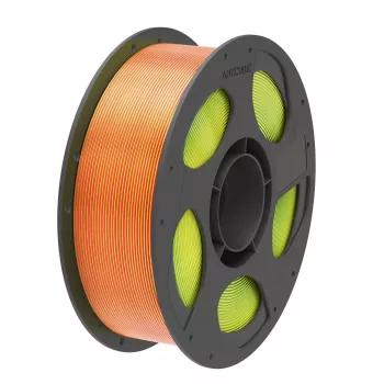 Anycubic PLA Silk filament trojfarebný: červená žltá zelená - 1.75mm 1kg