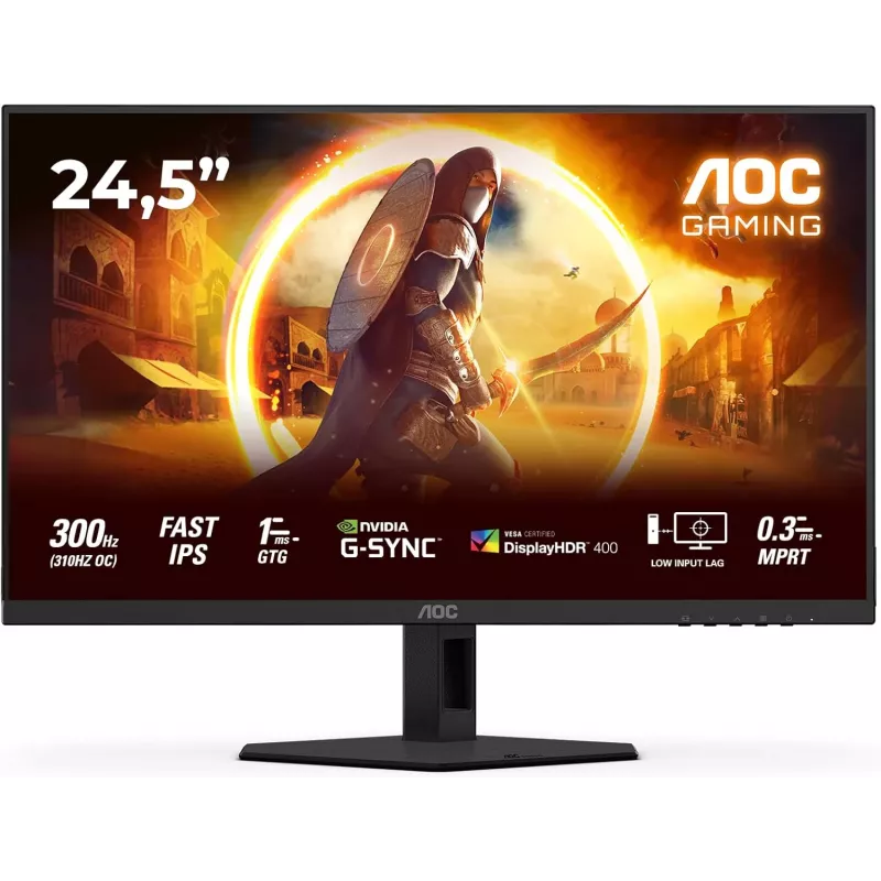 AOC 25G4SRE 24,5-palcový Full HD IPS 180Hz herný monitor (repasovaný)