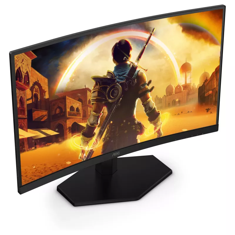 AOC C24G42FE 23,6 inch Full HD VA zakrivený herný monitor – 180Hz, 4ms, HDR, FreeSync Premium, HDMI & DisplayPort