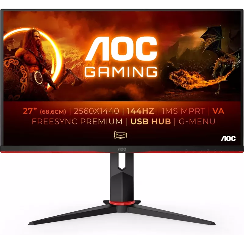 AOC Q27G2R 27 palcov QHD herný monitor (repasovaný)
