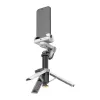AOCHUAN M3 Pro gimbal AI statív selfie tyč 180 cm s LED lampou a RGB osvetlením čierny