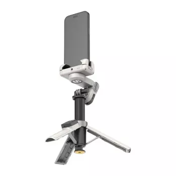 AOCHUAN M3 Pro gimbal AI statív selfie tyč 180 cm s LED lampou a RGB osvetlením čierny
