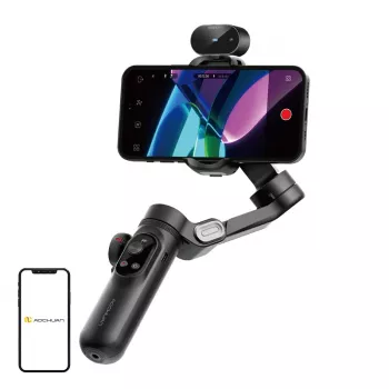 AOCHUAN Smart X Pro 3-osový gimbal stabilizátor s AI sledovaním a gestovou kontrolou pre smartphone, čierny