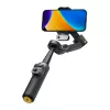 AOCHUAN Smart X3 AI Tracking gimbal stabilizátor s LED svetlom a selfie tyčou pre smartphone, čierny