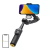 AOCHUAN Smart X3 AI Tracking gimbal stabilizátor s LED svetlom a selfie tyčou pre smartphone, čierny