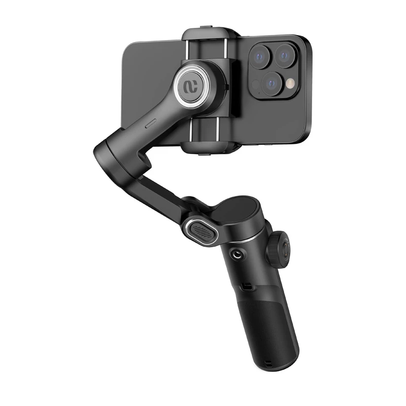 AOCHUAN X2 Standard smartphone gimbal stabilizátor s rozpoznávaním gest a selfie tyčou, čierny