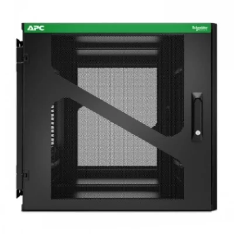 APC NetShelter 12U nástenná racková skriňa s bočnou hĺbkou pre UPS, čierna