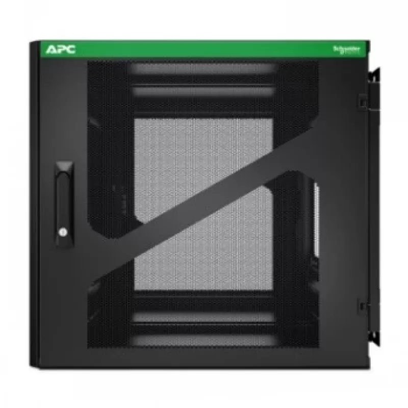 APC NetShelter 12U nástenná racková skriňa s bočnou hĺbkou pre UPS, čierna