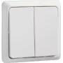 APC Schneider Electric Merten System M prepínač, polárna biela termoplast, 10AX 250V, pod omietku, IP20, skrutkové svorky, bez halogénov 506254