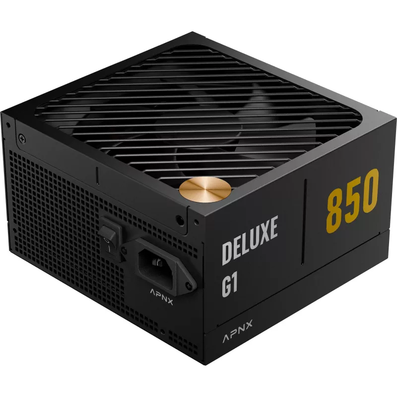 APNX DELUXE G1 850 850W 80 PLUS Gold plne modulárny ATX napájací zdroj čierny