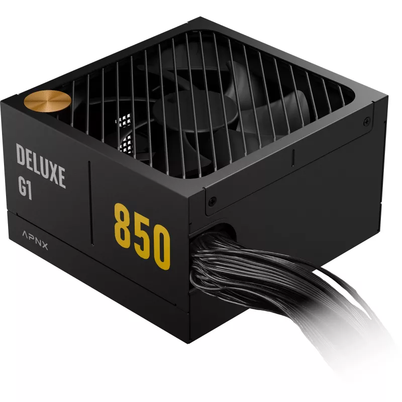APNX DELUXE G1 850 850W 80 PLUS Gold plne modulárny ATX napájací zdroj čierny