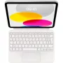 Apple Magic Keyboard Folio s trackpadom - britská angličtina (QWERTY) - biela - pre iPad (10. generácia)