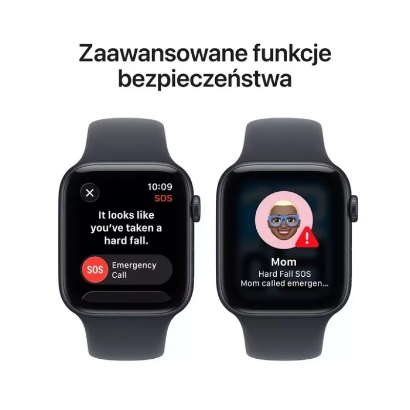 Apple Watch SE 3 (2025) GPS 40 mm Midnight hliníkové puzdro, Midnight Sport remienok S/M