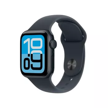 Apple Watch SE 3 GPS 40mm puzdro z hliníka Midnight s remienkom Midnight Sport - M/L
