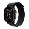 Apple Watch Ultra 3 GPS + Cellular 49mm puzdro Black Titanium s Black Alpine Loop - Large (Model A3281, MF0X4QR/A)