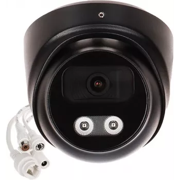 APTI-AI803V2-28W-BLACK 8MP 4K UHD IP turret kamera s 2,8mm pevným ohniskom, PoE, IP67, IK10, čierna