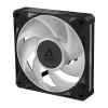 Arctic BioniX P12 A-RGB 120mm PWM ventilátor do skrine s Daisy Chain, 450-3000 RPM, 129 m³/h, čierny