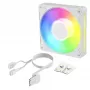 Arctic BioniX P12 A-RGB White 120mm PWM ventilátor do skrine, 450-3000 ot/min, adresovateľné RGB, Daisy Chain