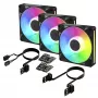 Arctic BioniX P14 A-RGB 140mm PWM ventilátor balenie 3 ks - čierna - adresovateľné RGB, 2500 ot/min, 186 m³/h