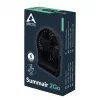 Arctic Summair 2Go nabíjací stolný ventilátor - 10 cm (čierny)
