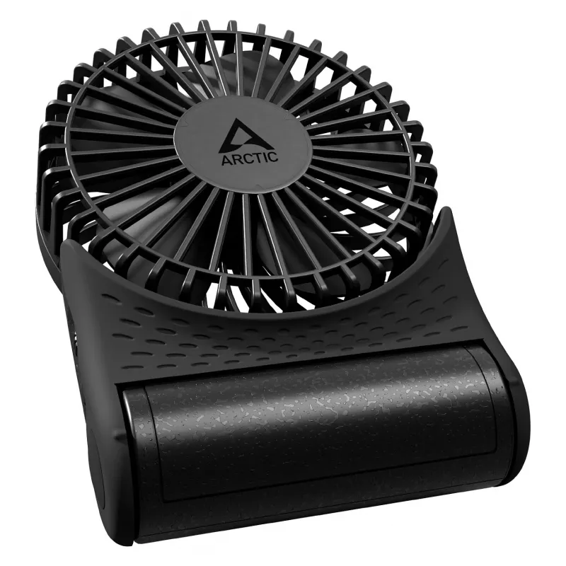 Arctic Summair 2Go nabíjací stolný ventilátor - 10 cm (čierny)