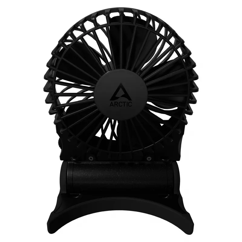 Arctic Summair 2Go nabíjací stolný ventilátor - 10 cm (čierny)