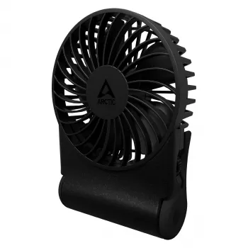 Arctic Summair 2Go nabíjací stolný ventilátor - 10 cm (čierny)