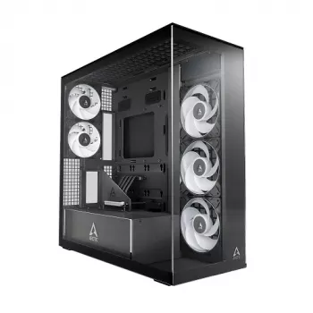 ARCTIC Xtender VG Midi-Tower PC skriňa, ATX, čierna, číre sklo