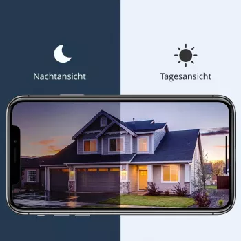 Arenti POWER1Q 2K smart bezpečnostná kamera s batériou, AI rozpoznávanie osôb, farebné nočné videnie, IP65, čierna