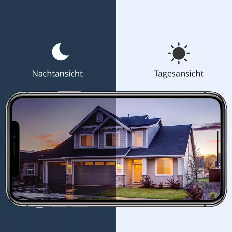 Arenti POWER1Q 2K 4MP bezdrôtová Wi-Fi bezpečnostná kamera na batériu, PIR snímač pohybu, 10 m IR nočné videnie, 9600 mAh, čierna