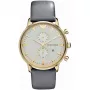 ARMANI AR0386 pánske Classic quartz analógové hodinky 40 mm strieborný ciferník hnedý kožený remienok