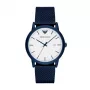 ARMANI AR11025 Pánske hodinky 43mm Nerezová oceľ Quartz Analog Čierny ciferník