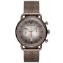 ARMANI AR11169 pánske chronografové hodinky 43 mm čierny ciferník kožený remienok