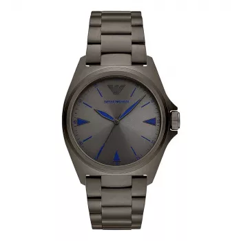 ARMANI AR11381 pánske quartz analógové hodinky 40 mm nerezová oceľ modrý ciferník