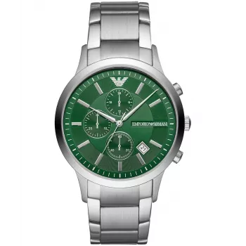 Armani AR11507 pánske quartz chronografové hodinky 43 mm nerezová oceľ modrý ciferník