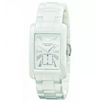 ARMANI AR1408 pánske keramické quartzové chronografové hodinky 43 mm čierne