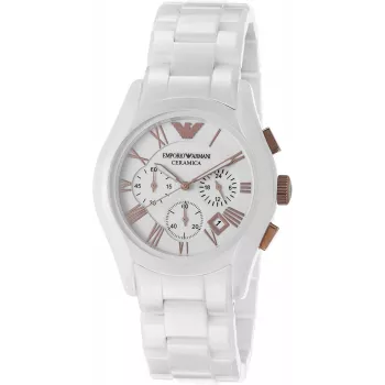 ARMANI AR1416 pánske keramické chronografové hodinky 42 mm čierne