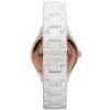 ARMANI AR1418 dámske quartz hodinky 28mm biela keramika