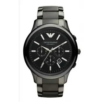 Armani AR1452 pánske keramické chronografové hodinky 43mm čierna