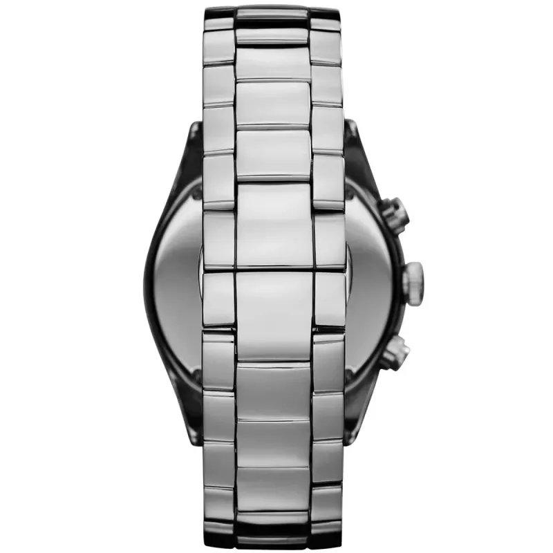 ARMANI AR1462 pánske keramické hodinky 43mm čierny ciferník chronograph