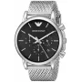 ARMANI AR1811 pánske analógové quartzové hodinky 41mm nerezová oceľ čierny ciferník