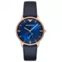 ARMANI AR2071 pánske hodinky 40mm nehrdzavejúca oceľ čierny ciferník milánsky sieťkovaný náramok