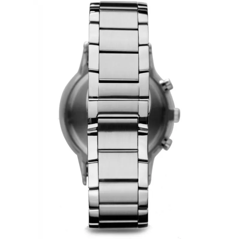 ARMANI AR2434 pánske chronografy s modrým ciferníkom a oceľovým náramkom 43 mm