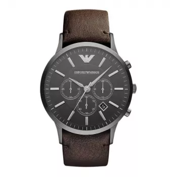 ARMANI AR2462 pánske chronografové hodinky 46mm nehrdzavejúca oceľ modrý ciferník
