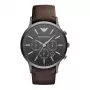 ARMANI AR2462 pánske chronografové hodinky 46mm nehrdzavejúca oceľ modrý ciferník