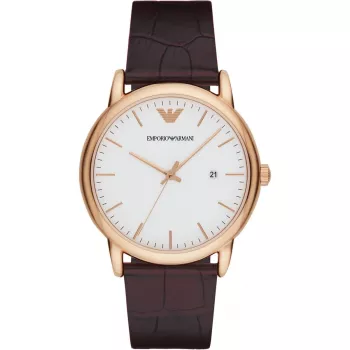 ARMANI AR2502 pánske quartz náramkové hodinky 43mm nerezová oceľ modrý ciferník