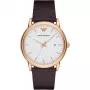 ARMANI AR2502 pánske quartz náramkové hodinky 43mm nerezová oceľ modrý ciferník