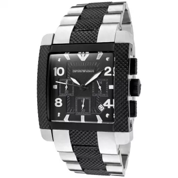 ARMANI AR5842 pánske hodinky 40mm oceľ ružovozlatý tón hnedý ciferník