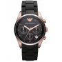 ARMANI AR5906 dámske hodinky nerezová oceľ ružové zlato quartz chronografy